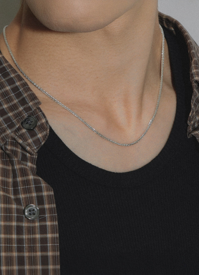 ロープネックレス (SV) Teilen| whoseA (フーシー) | ジェンダーレスな