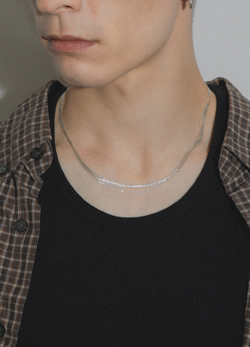 WA Teilen ContinuingNecklace(シルバー925) ユニセックス| whoseA 