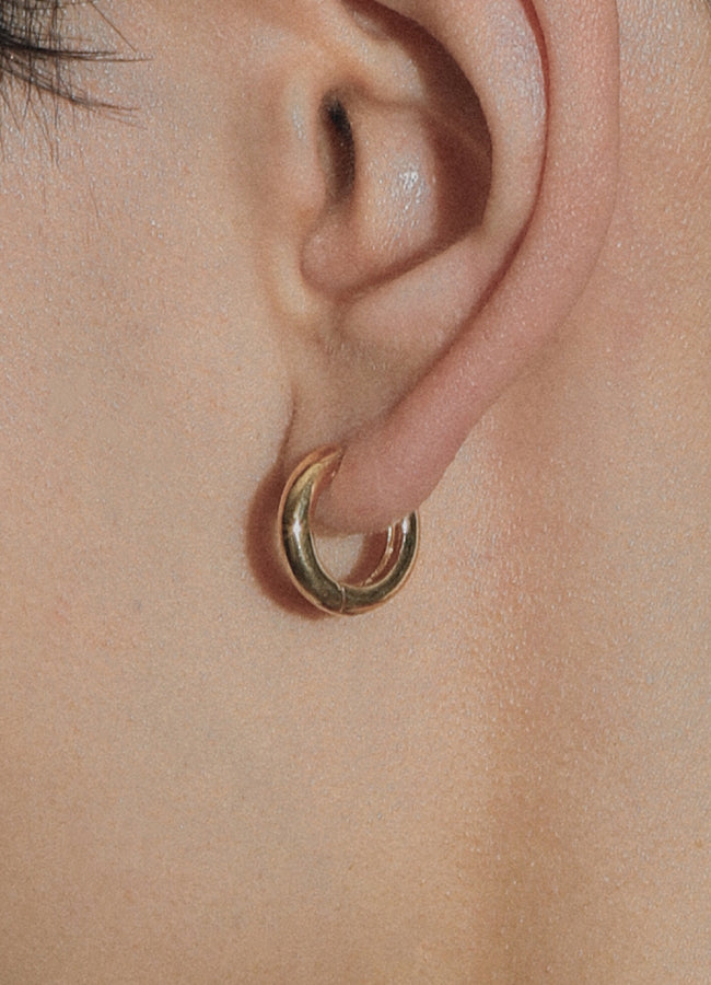ニートフープピアス15㎜ (シルバー925/16KGP) Teilen ユニセックス