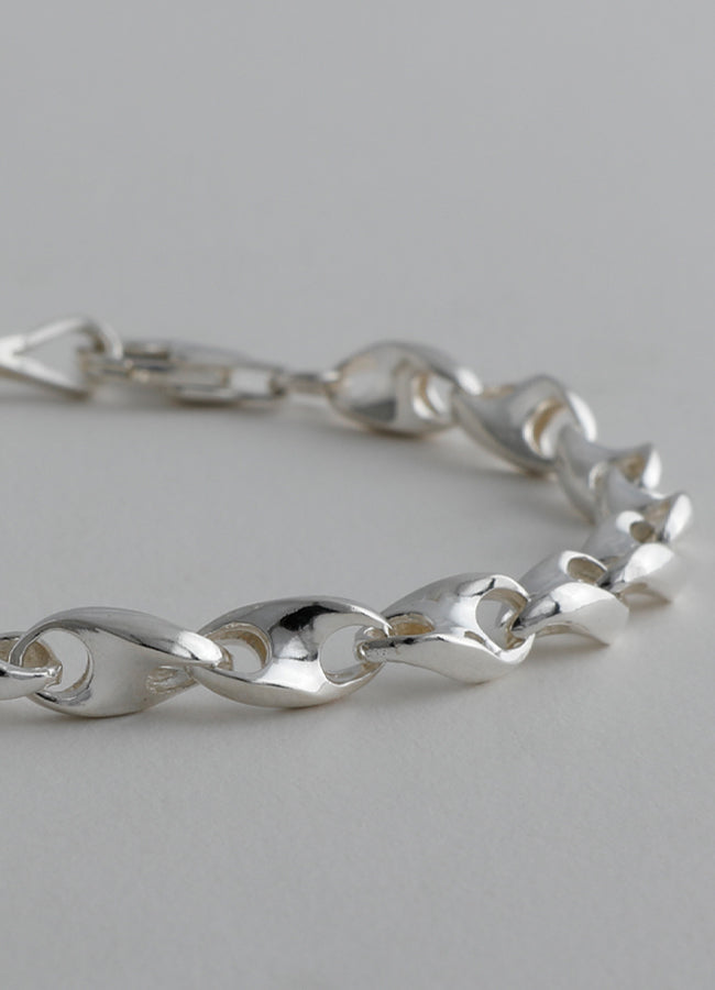 プランプチェーンブレスレット (SV) Teilen