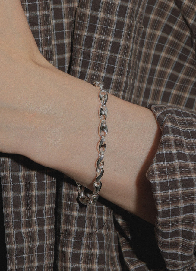 プランプチェーンブレスレット (SV) Teilen