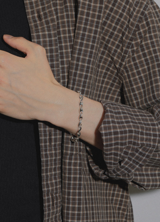 プランプチェーンブレスレット (SV) Teilen