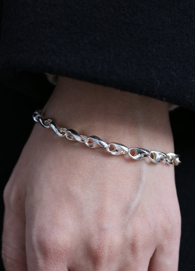 プランプチェーンブレスレット (SV) Teilen