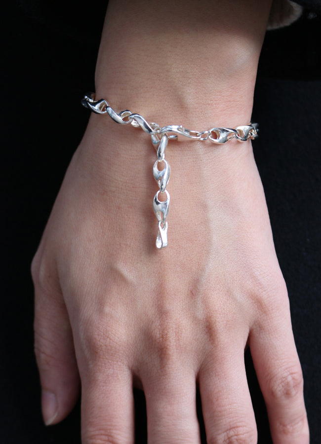 プランプチェーンブレスレット (SV) Teilen