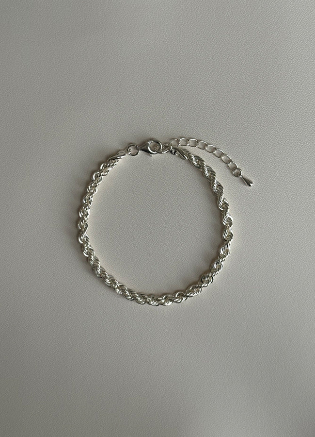 ロープチェーンブレスレット SV Teilen| whoseA (フーシー