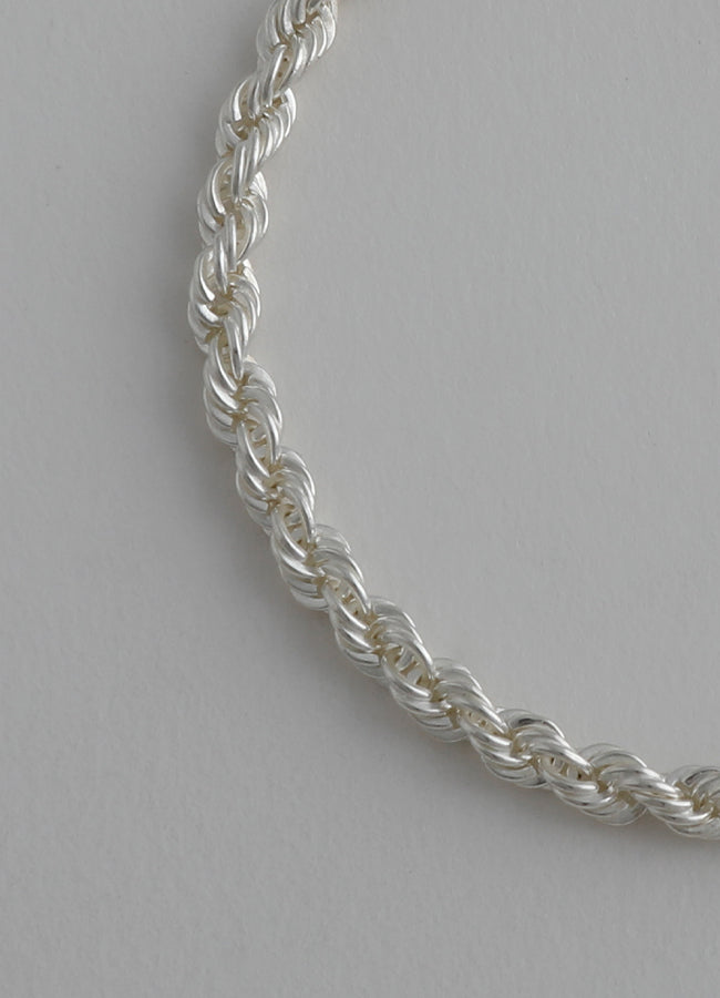 ロープチェーンブレスレット SV Teilen