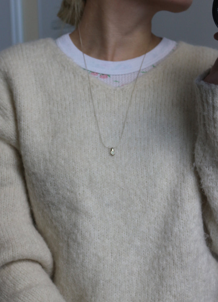 SALE ジルコニアネックレス (SV) Toii