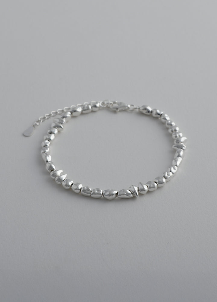 ぺブルブレスレット (SV) MATOI