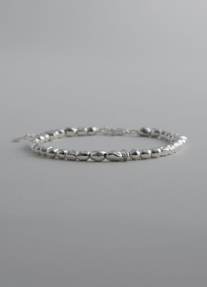 ぺブルブレスレット (SV) MATOI