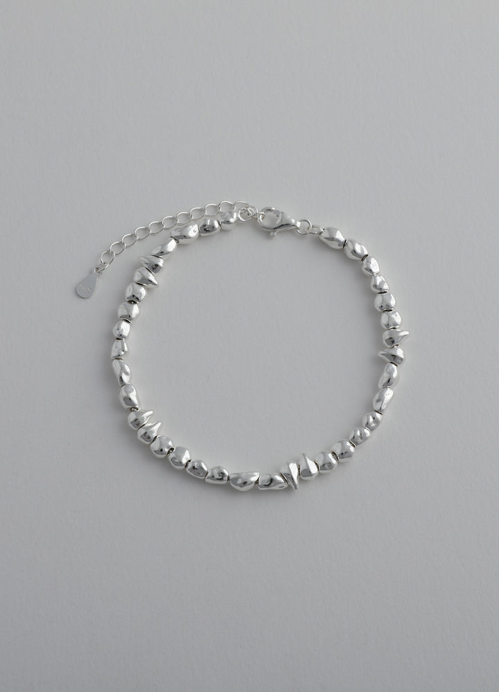 ぺブルブレスレット (SV) MATOI