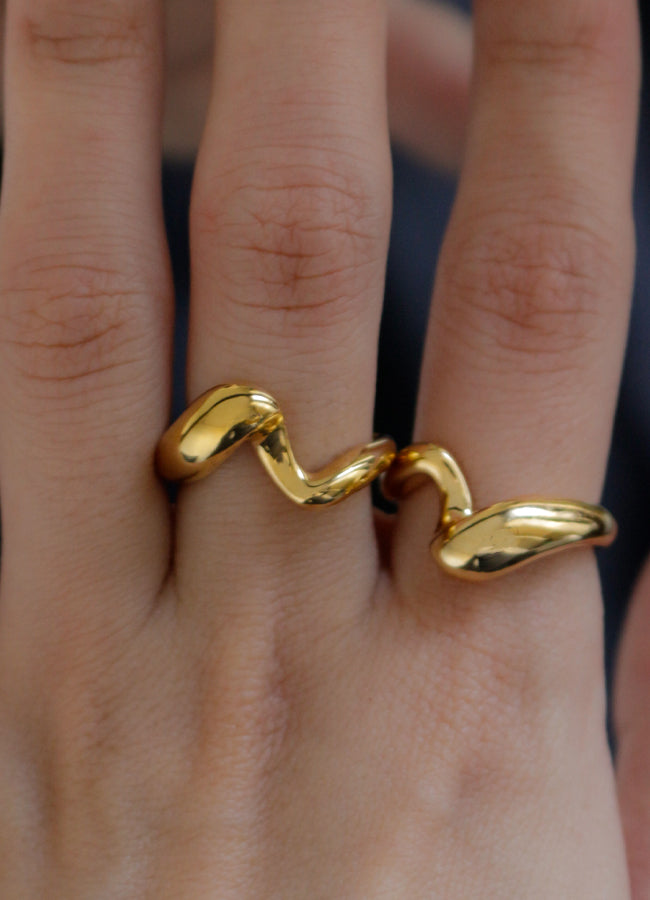 ウェーブリング (18KGP) Teilen