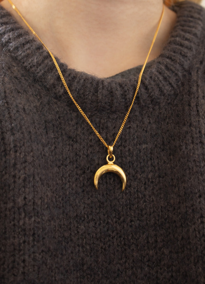 SALE ムーンネックレス (16KGP) MATOI