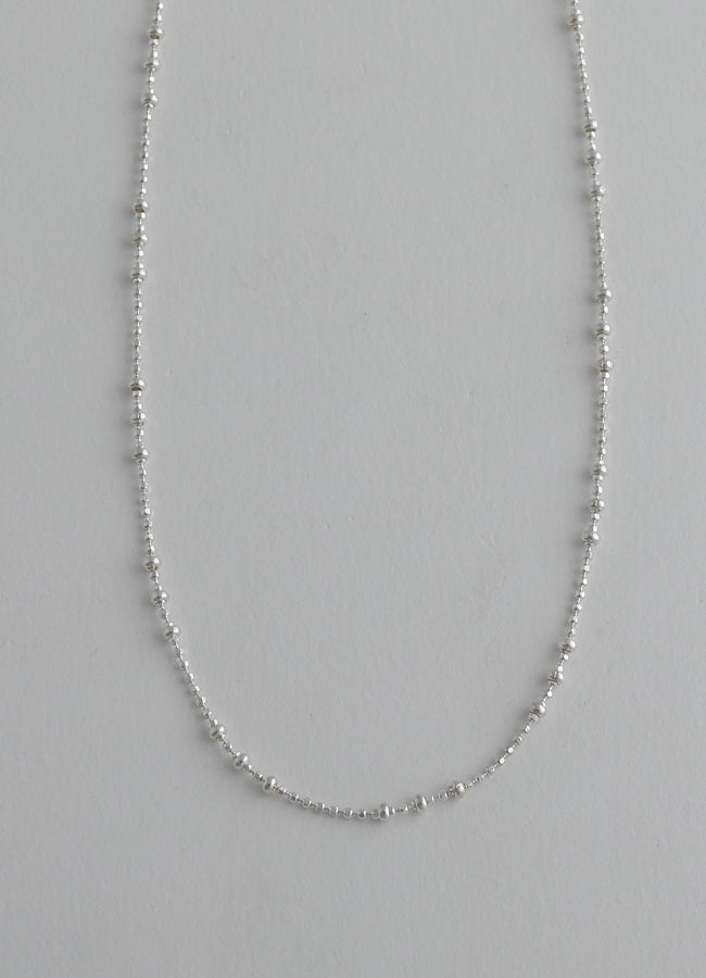 ボールチェーンネックレス (SV) Teilen