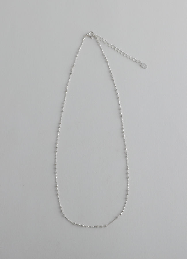 ボールチェーンネックレス (SV) Teilen