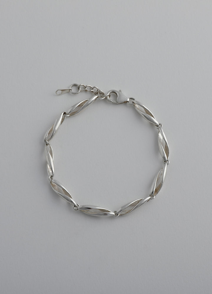 ダブルツイストブレスレット(SV)Teilen