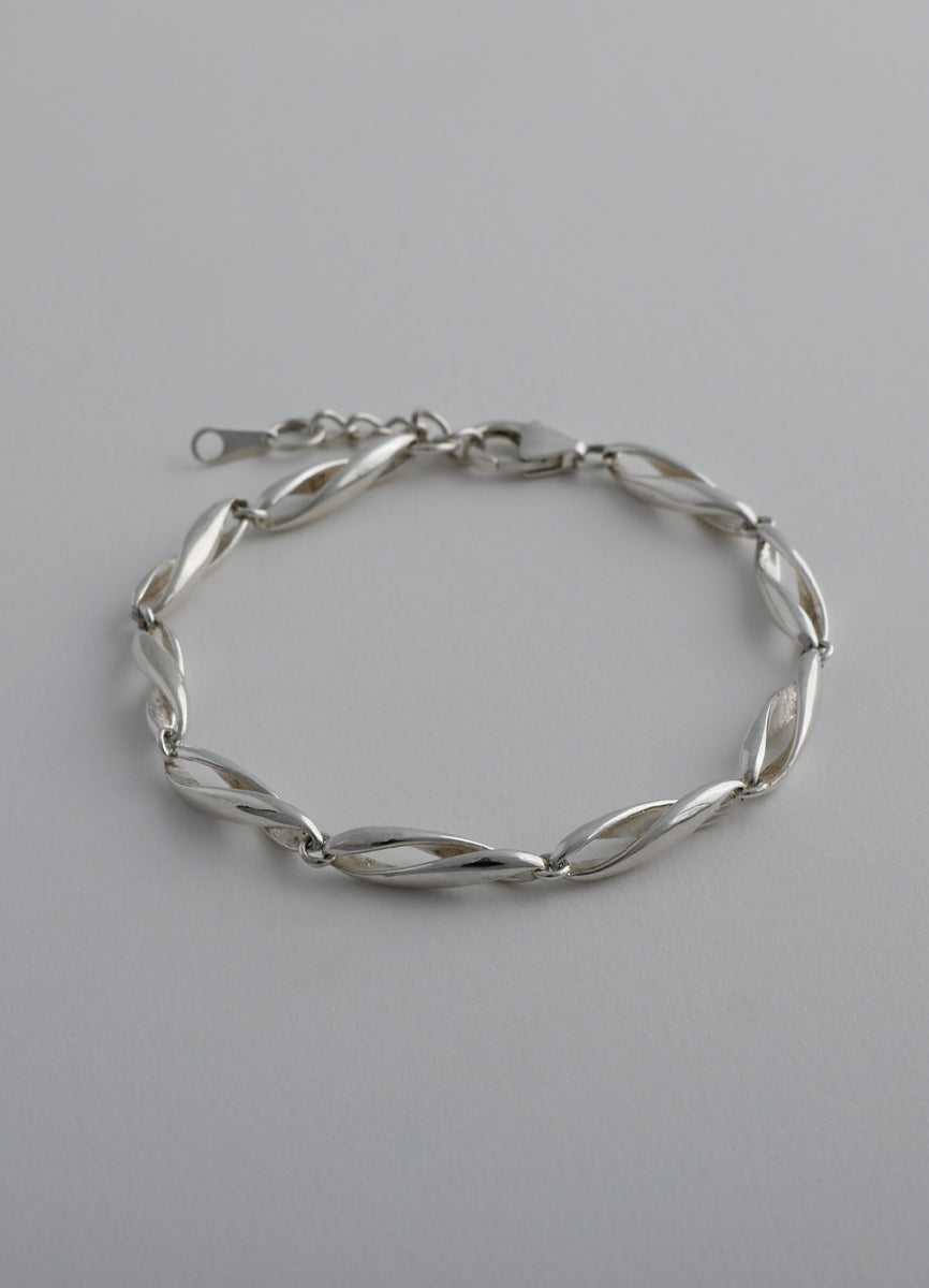ダブルツイストブレスレット(SV)Teilen