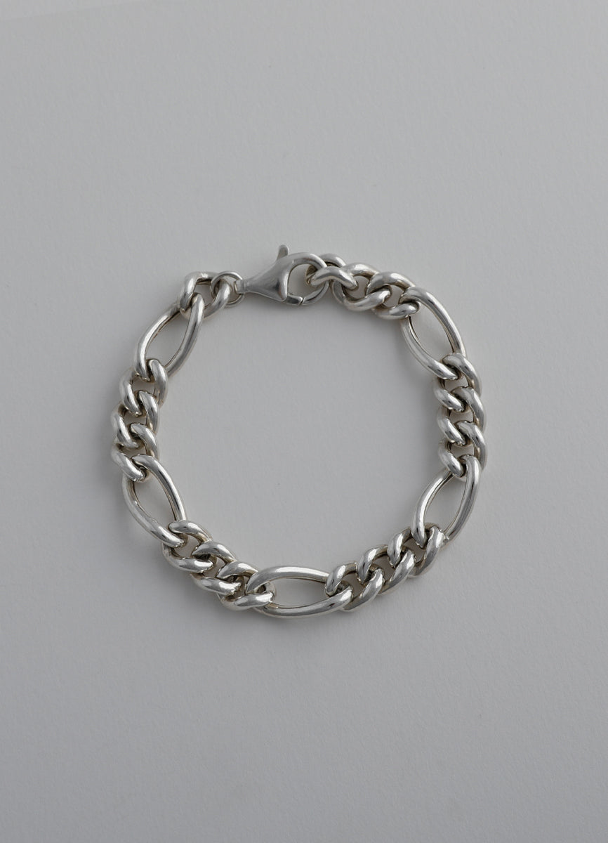 ワイドチェーンブレスレット (SV) Teilen
