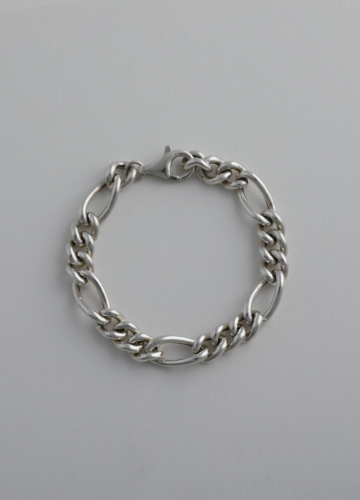 ワイドチェーンブレスレット (SV) Teilen