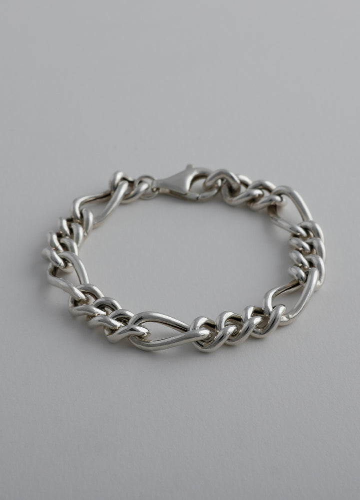 ワイドチェーンブレスレット (SV) Teilen