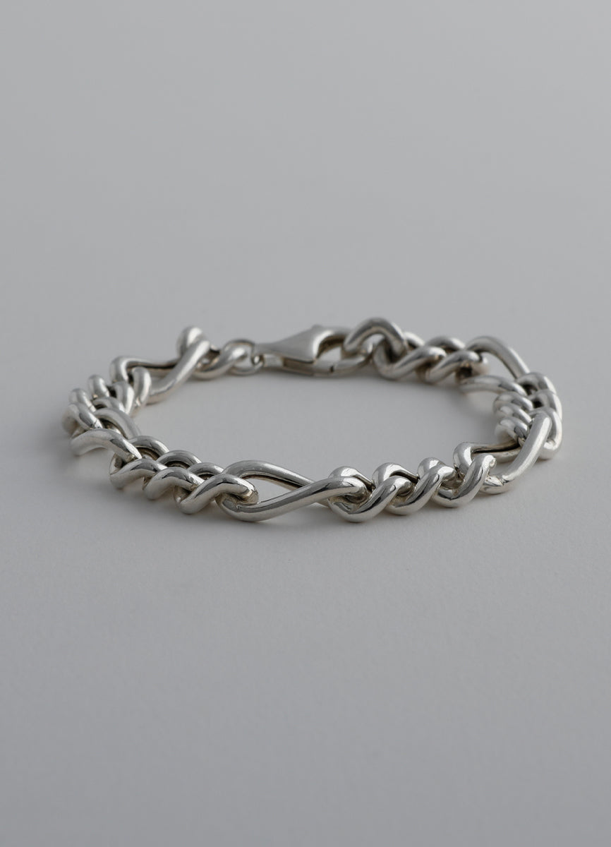 アクセサリー WhooseA silver925WideChainBracelet ワイドチェーンブレスレット (シルバー925) Teilen ユニセックス