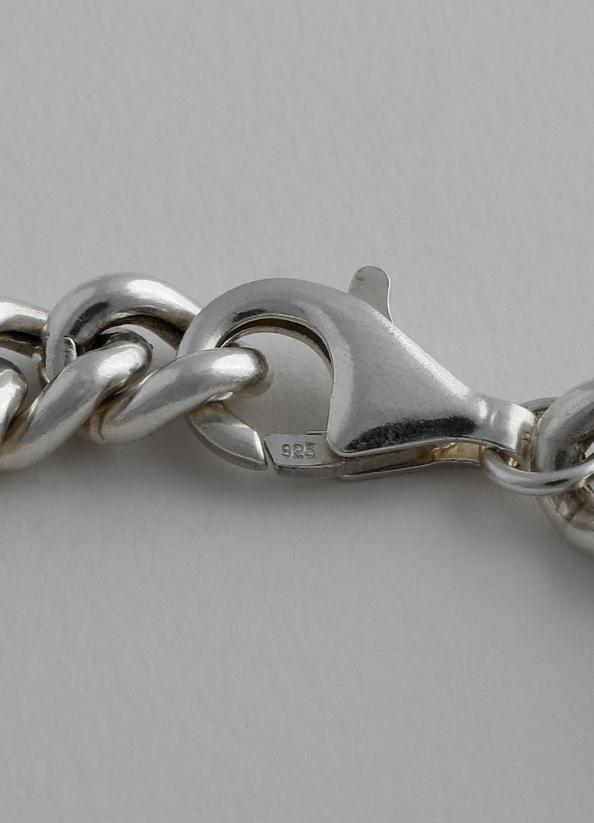 ワイドチェーンブレスレット (SV) Teilen