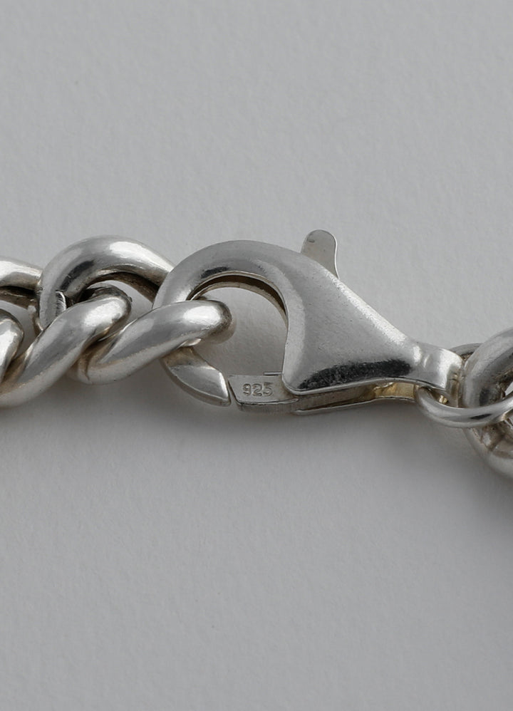 ワイドチェーンブレスレット (SV) Teilen