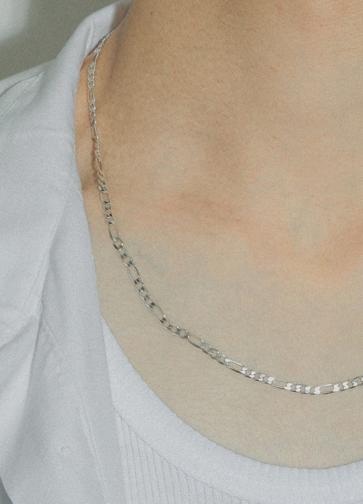 喜平チェーンネックレス (SV) Teilen