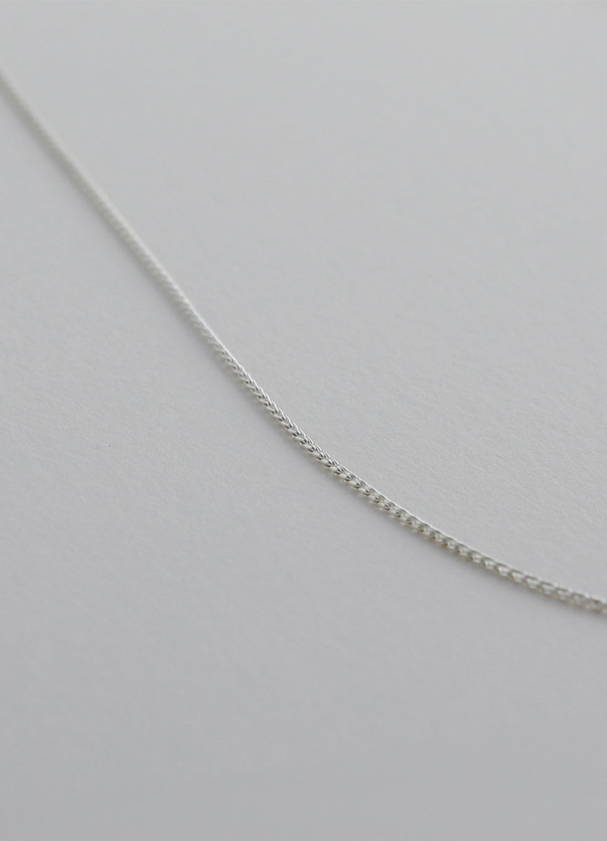 ロープシンチェーンネックレス (シルバー925) Teilen