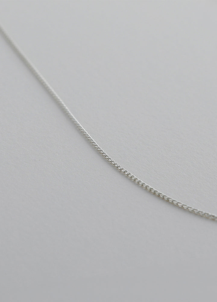 ロープシンチェーンネックレス (シルバー925) Teilen