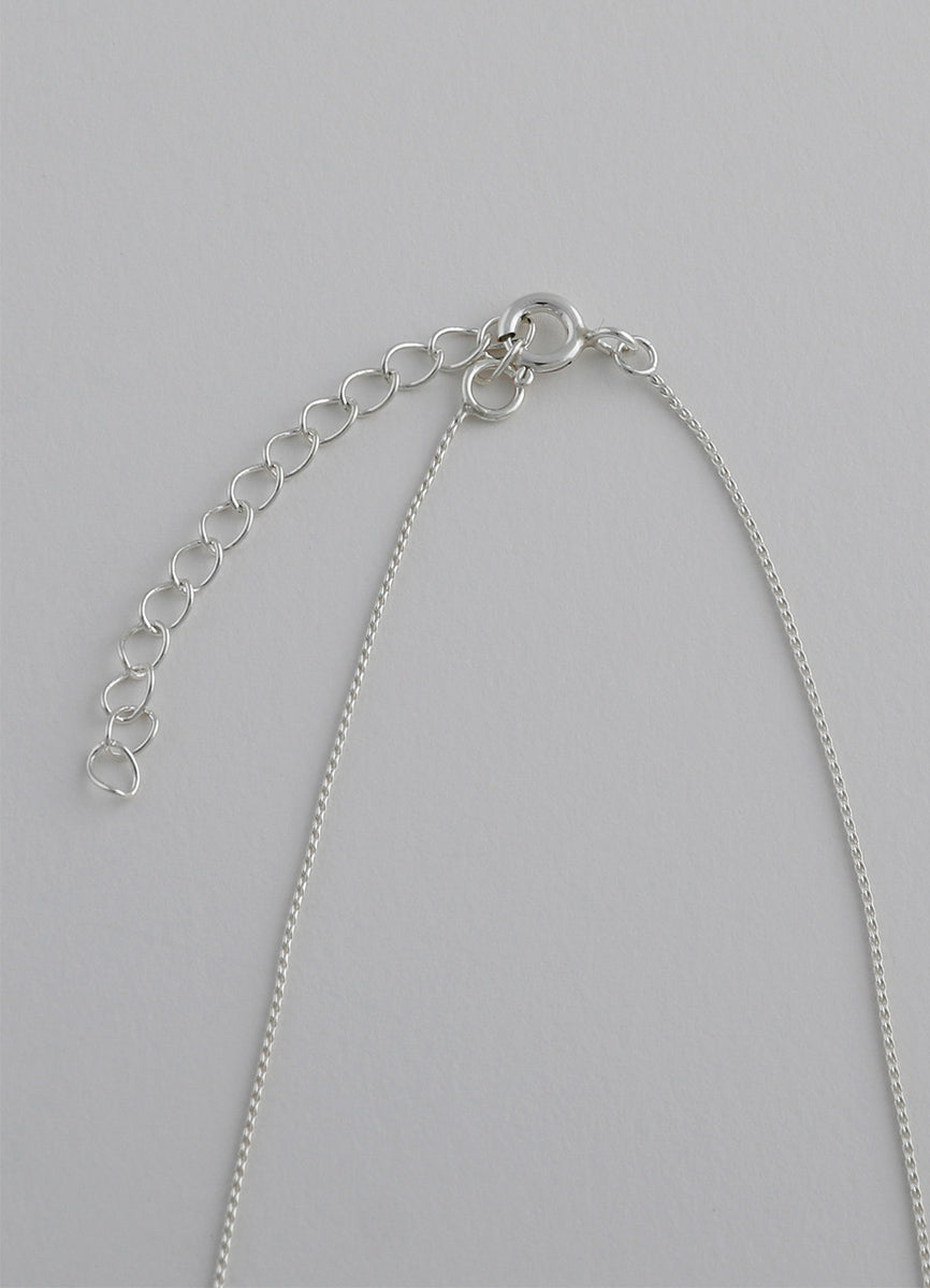 ロープシンチェーンネックレス (シルバー925) Teilen