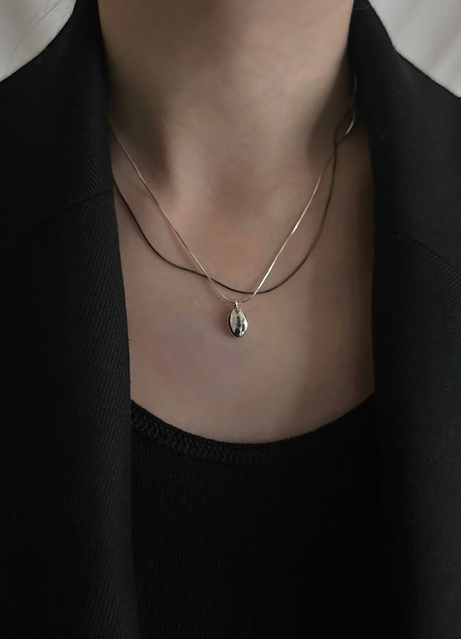 ロープシンネックレス (20KGP) (BK) Teilen | whoseA (フーシー