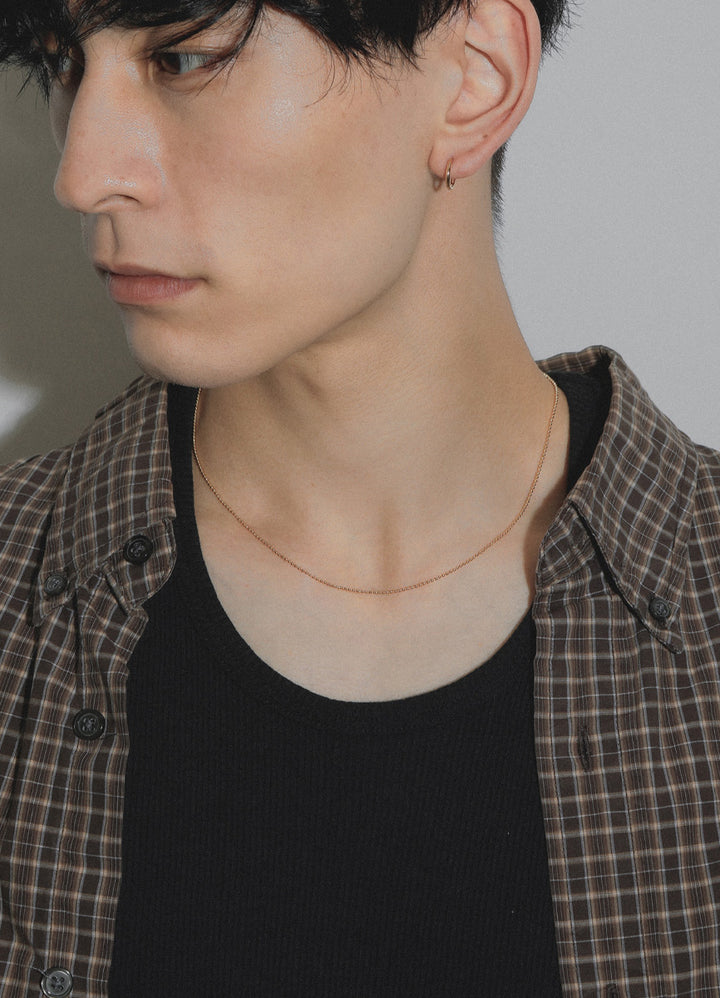 ボールシンチェーンネックレス (20KGP) Teilen