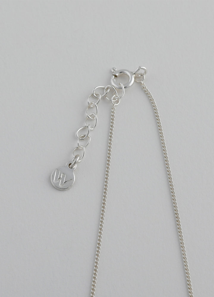 シンチェーンネックレス (シルバー925) Teilen