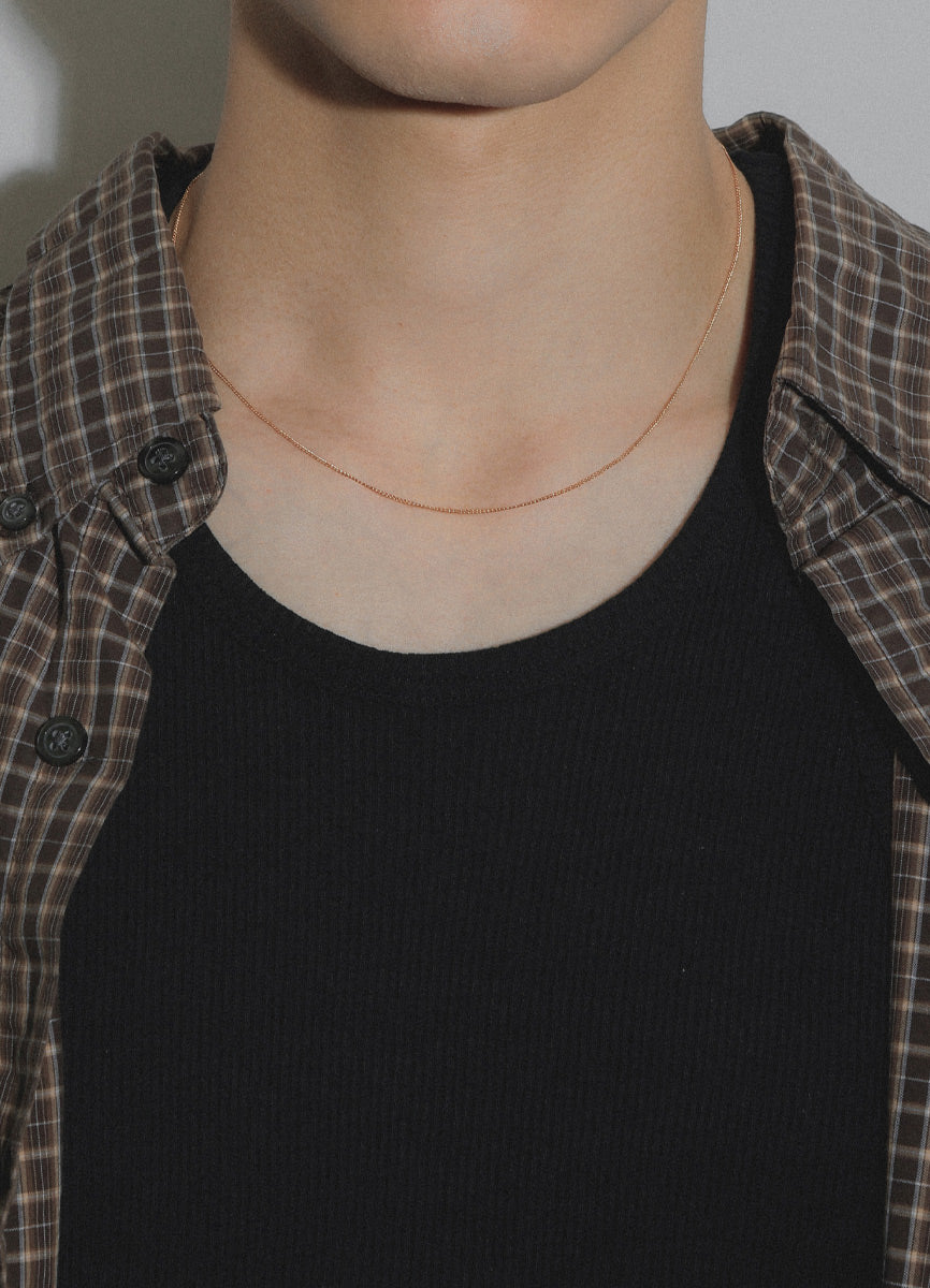 シンチェーンネックレス (20KGP) Teilen