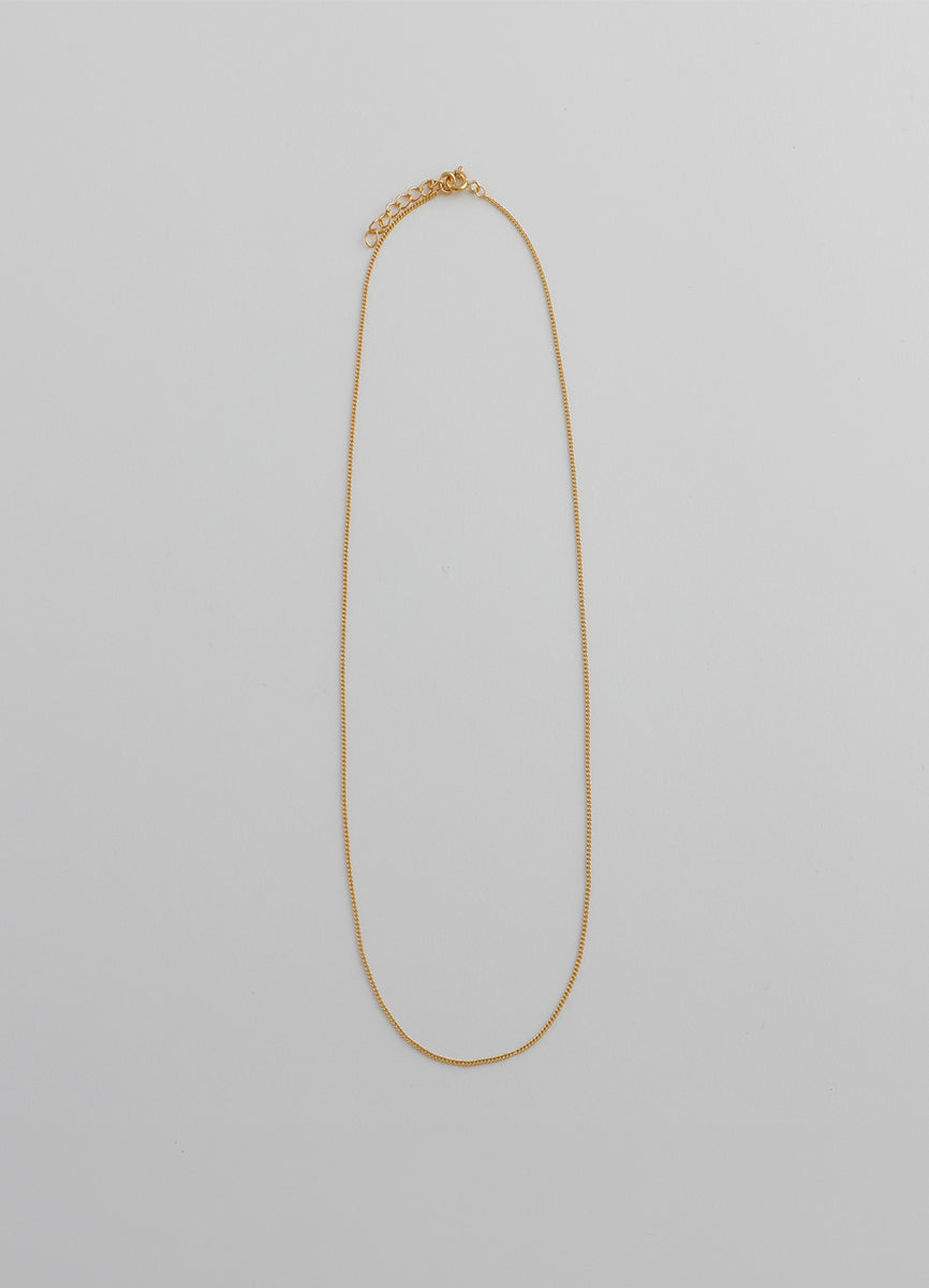シンチェーンネックレス (シルバー925/20KGP) Teilen