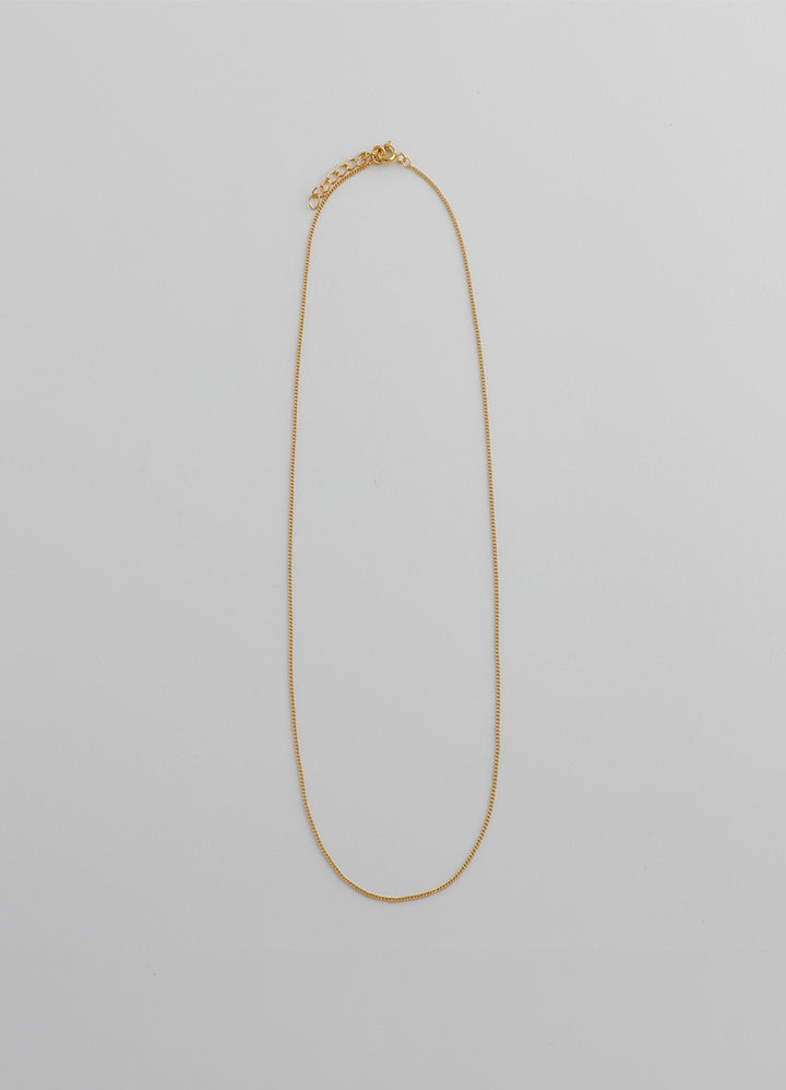 シンチェーンネックレス (シルバー925/20KGP) Teilen