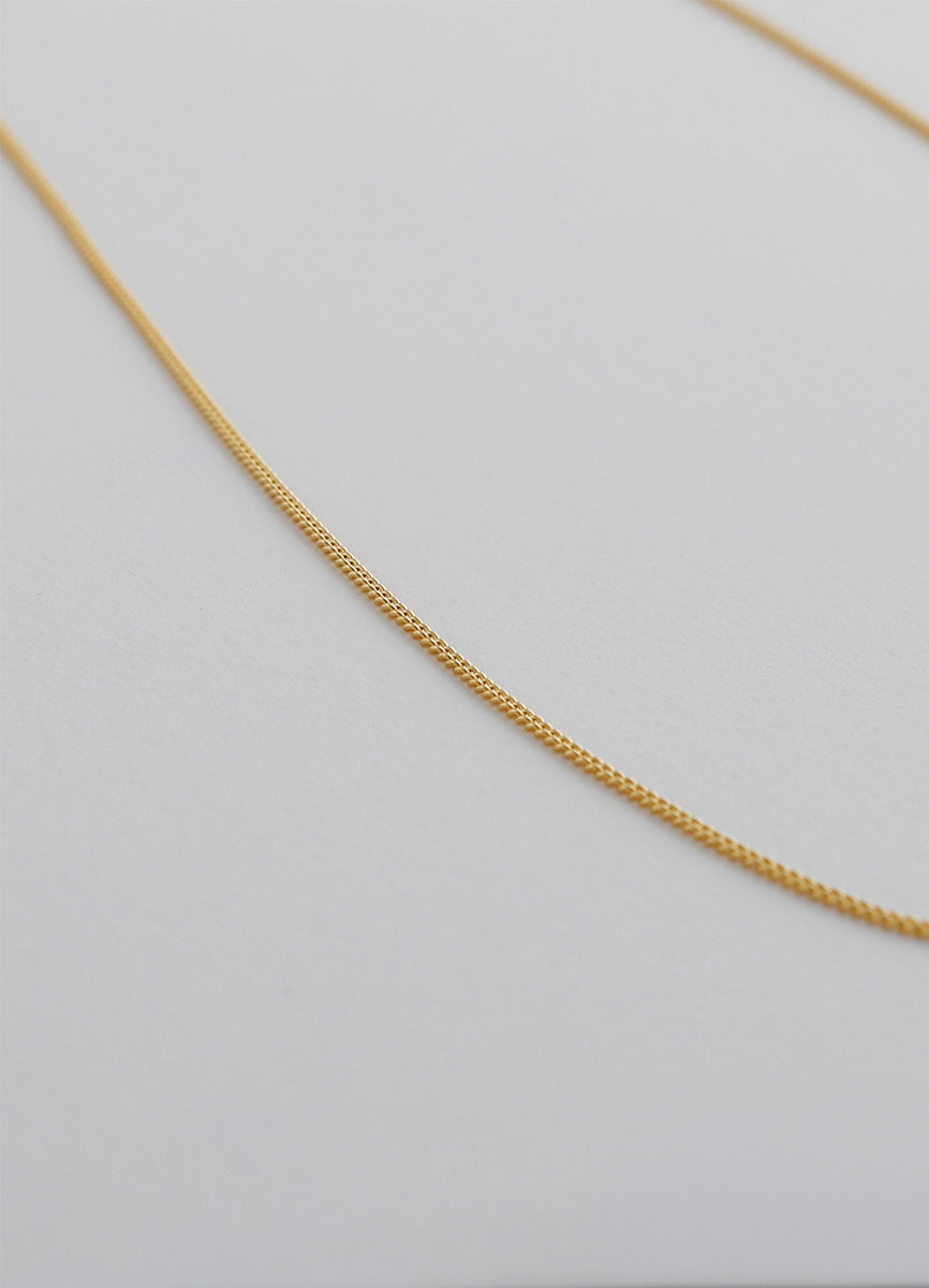シンチェーンネックレス (シルバー925/20KGP) Teilen