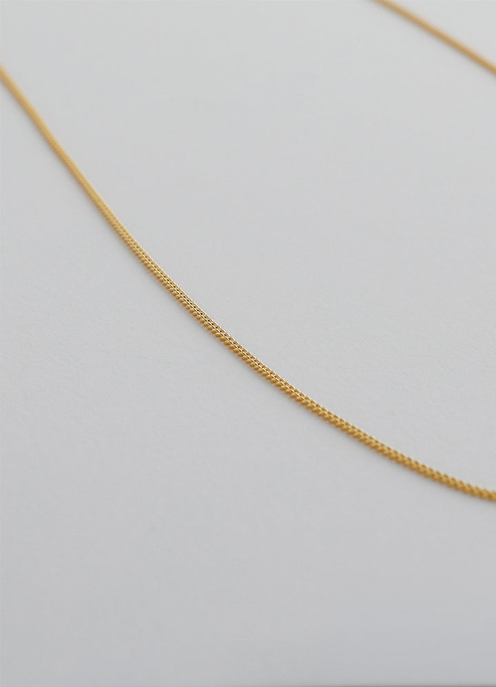 シンチェーンネックレス (シルバー925/20KGP) Teilen