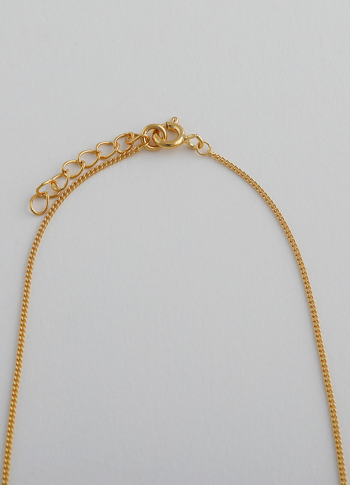 シンチェーンネックレス (シルバー925/20KGP) Teilen
