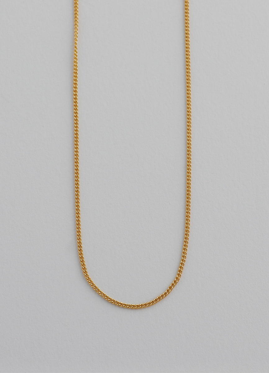 シンチェーンネックレス (シルバー925/20KGP) Teilen