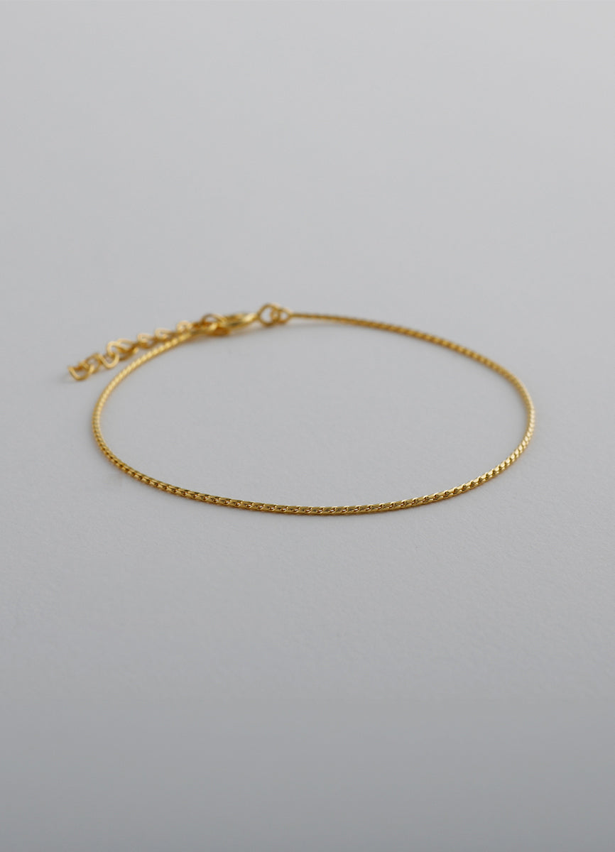 ロープシンブレスレット (シルバー925/20KGP)  Teilen