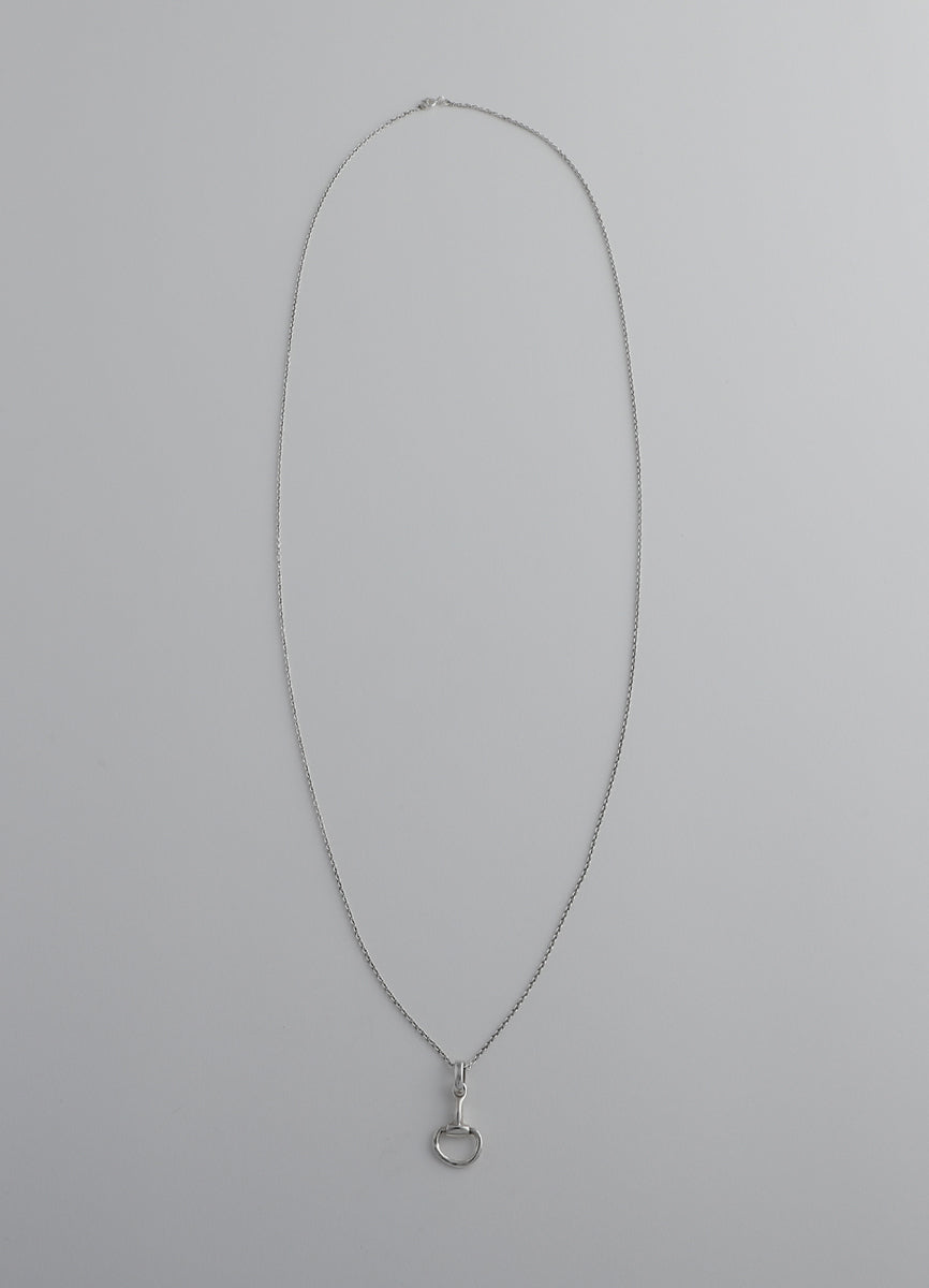 ホースブライドルロングネックレス (SV)