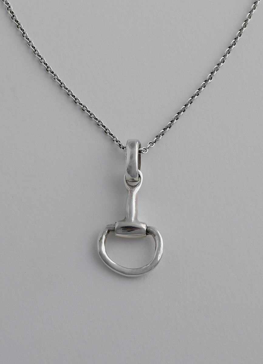 ホースブライドルロングネックレス (SV)