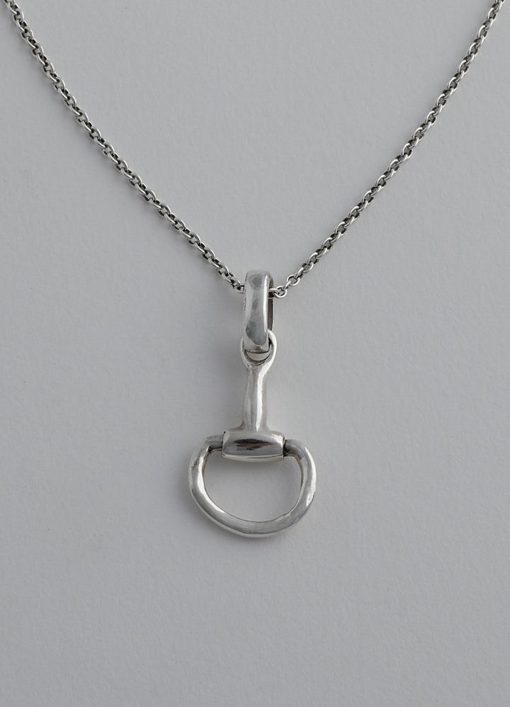 ホースブライドルロングネックレス (SV)