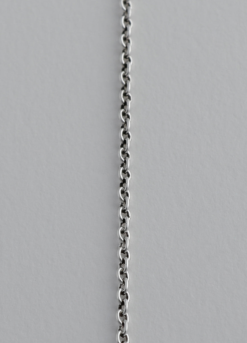 ホースブライドルロングネックレス (SV)