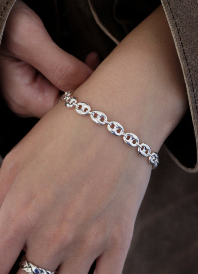 マリンチェーンブレスレット (SV) MATOI