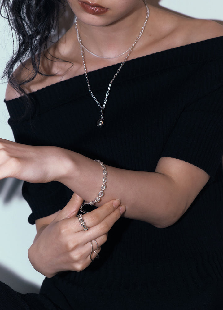 マリンチェーンブレスレット (SV) MATOI