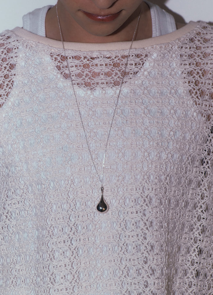 ドロップレットロングネックレス (SV) MATOI