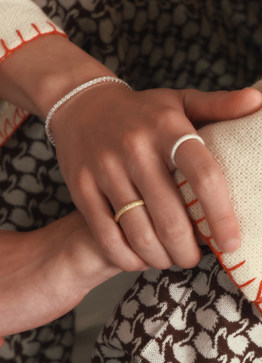 ラインジルコニアワイドリング (SV) Toii