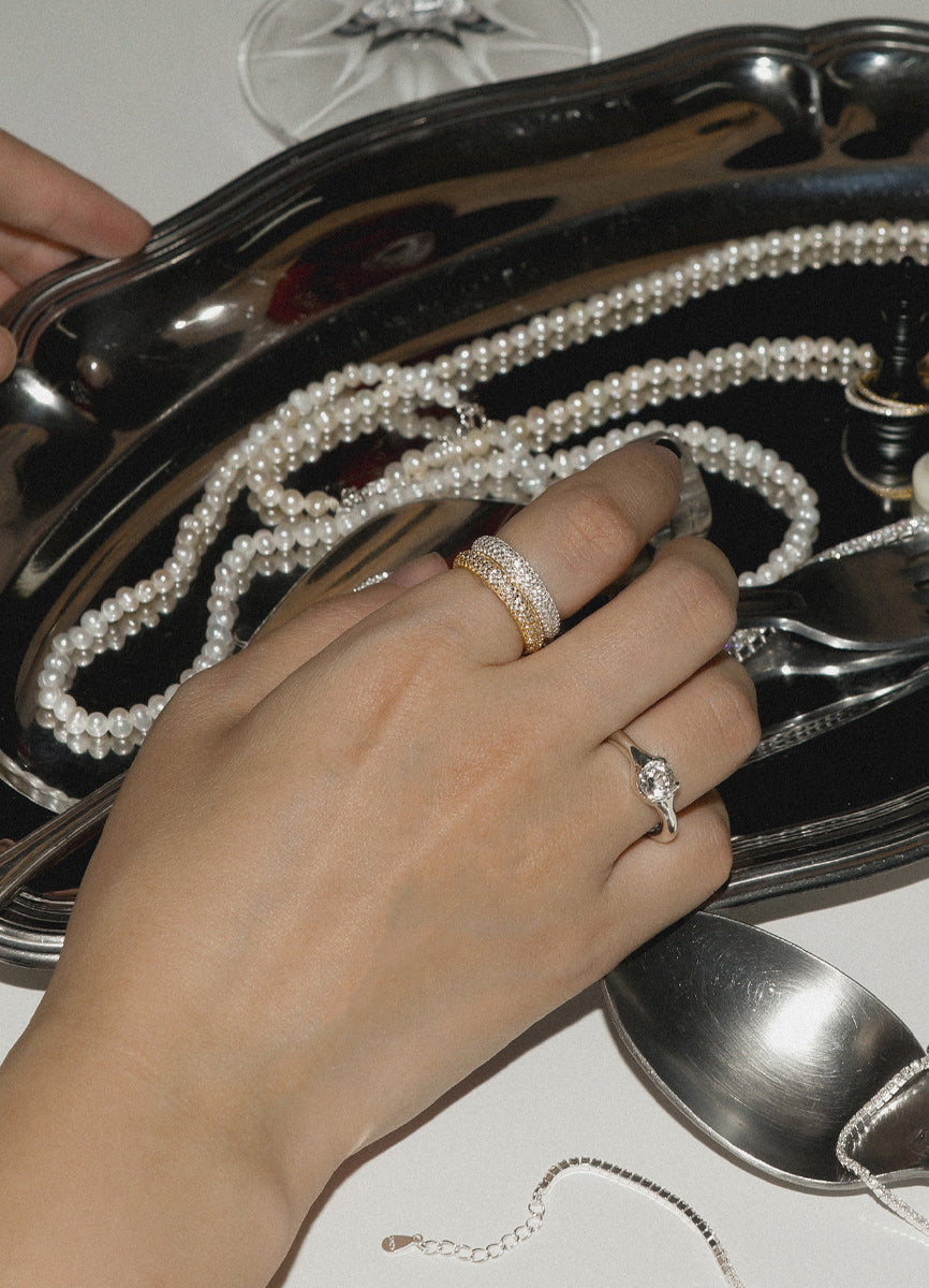 ラインジルコニアワイドリング (SV) Toii